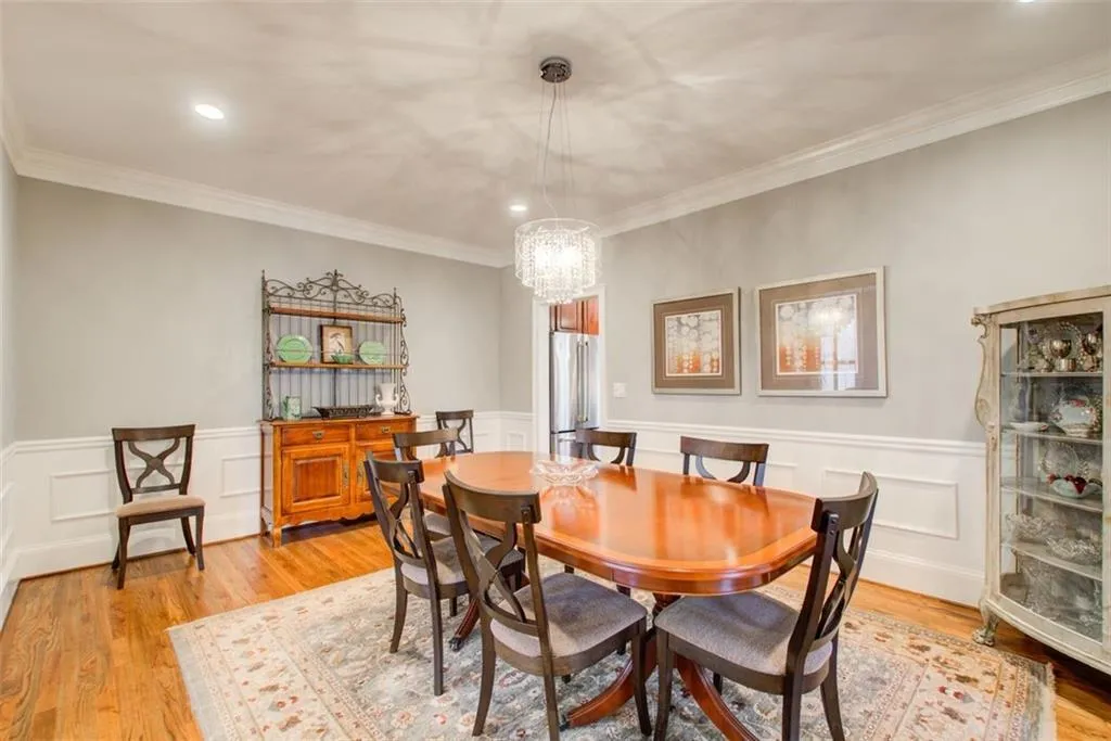 Dining Room sits between Living Room + Kitchen for easy entertaining