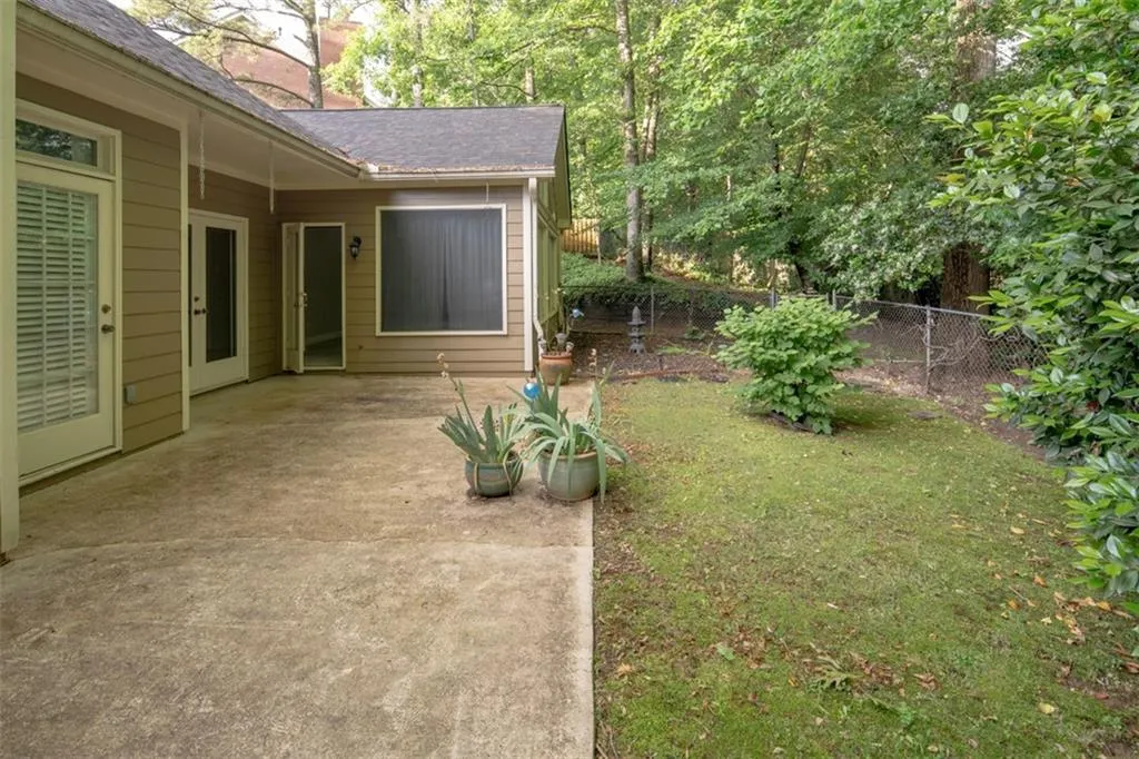 View of yard with a patio area