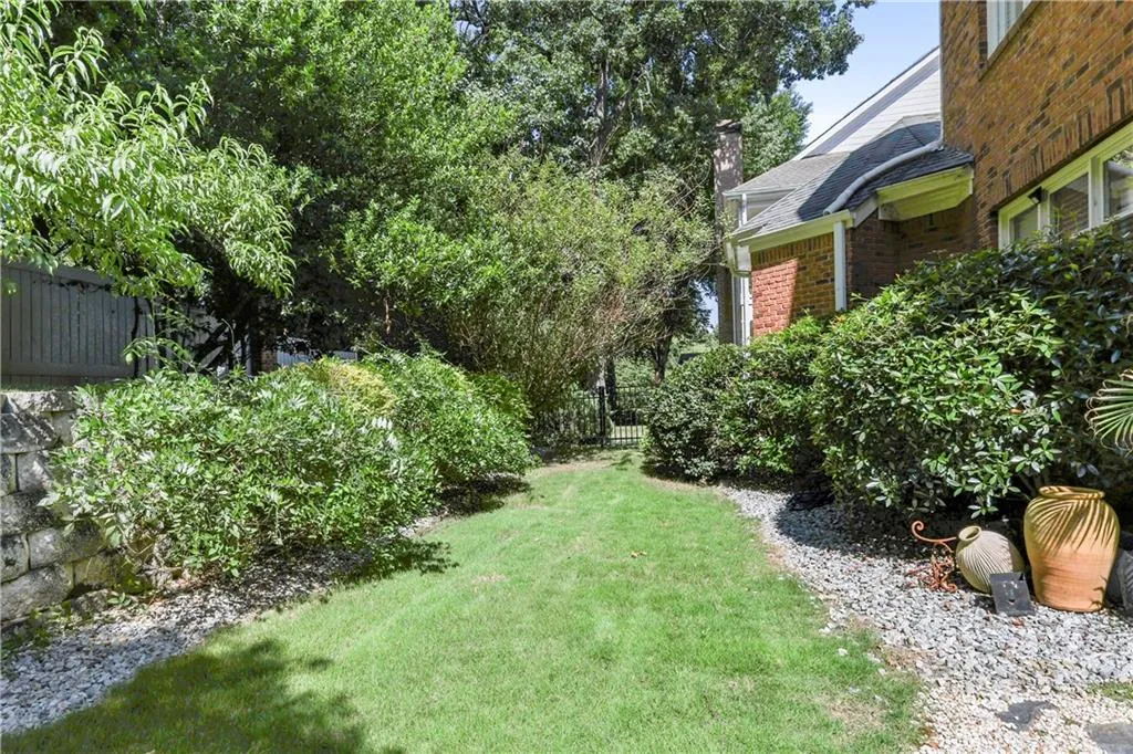 Fenced Backyard Area