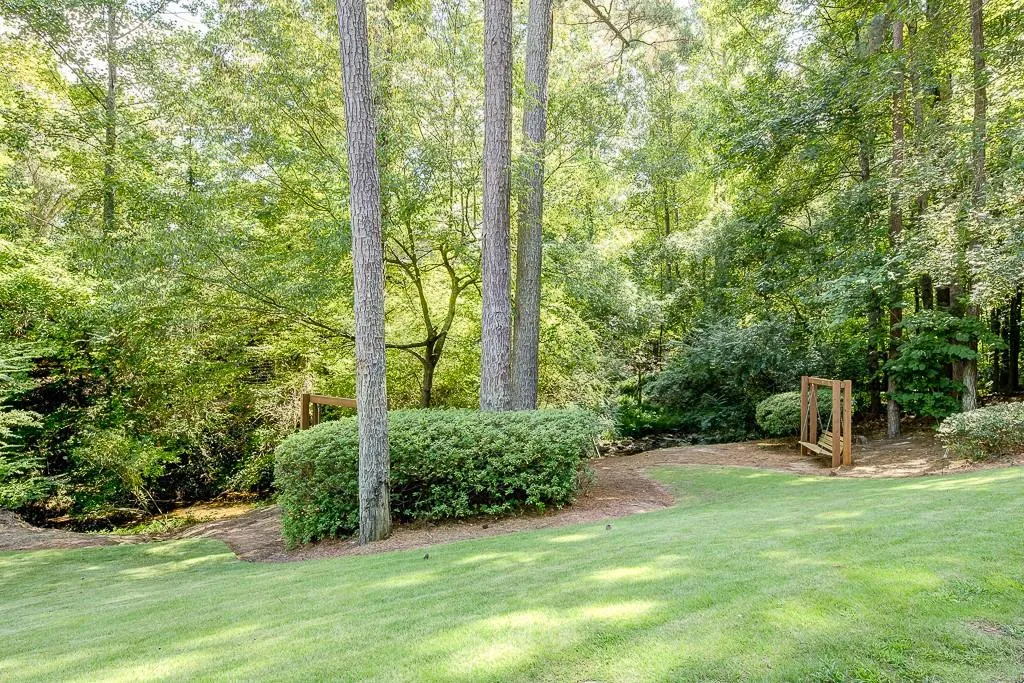 View of green lawn