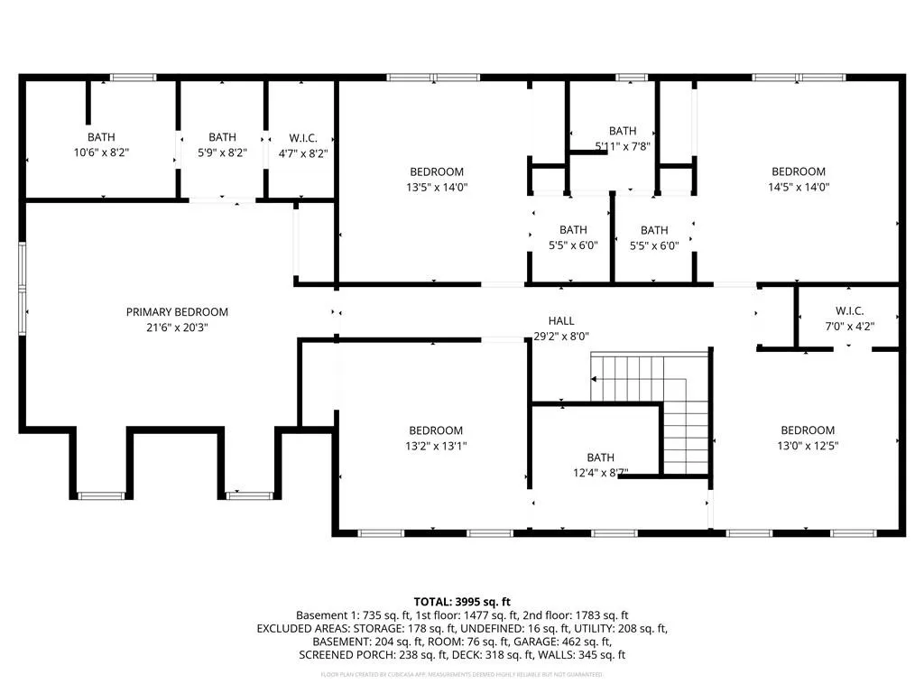 View of Upstairs floor plan