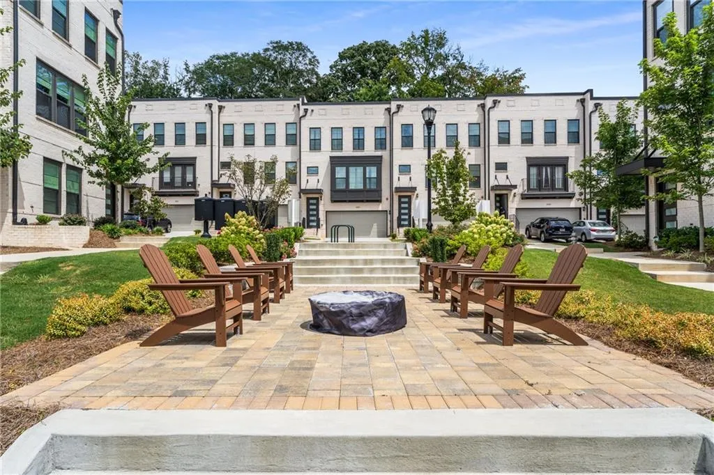 community fire pit area