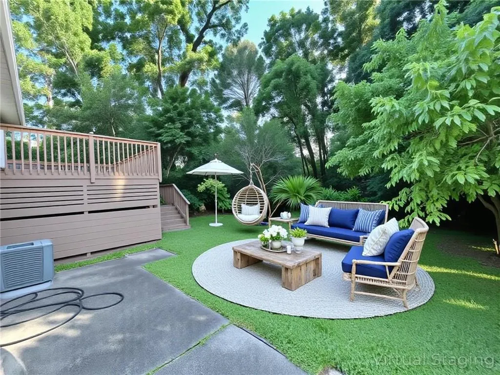 View of patio / terrace featuring outdoor seating and a wooden deck