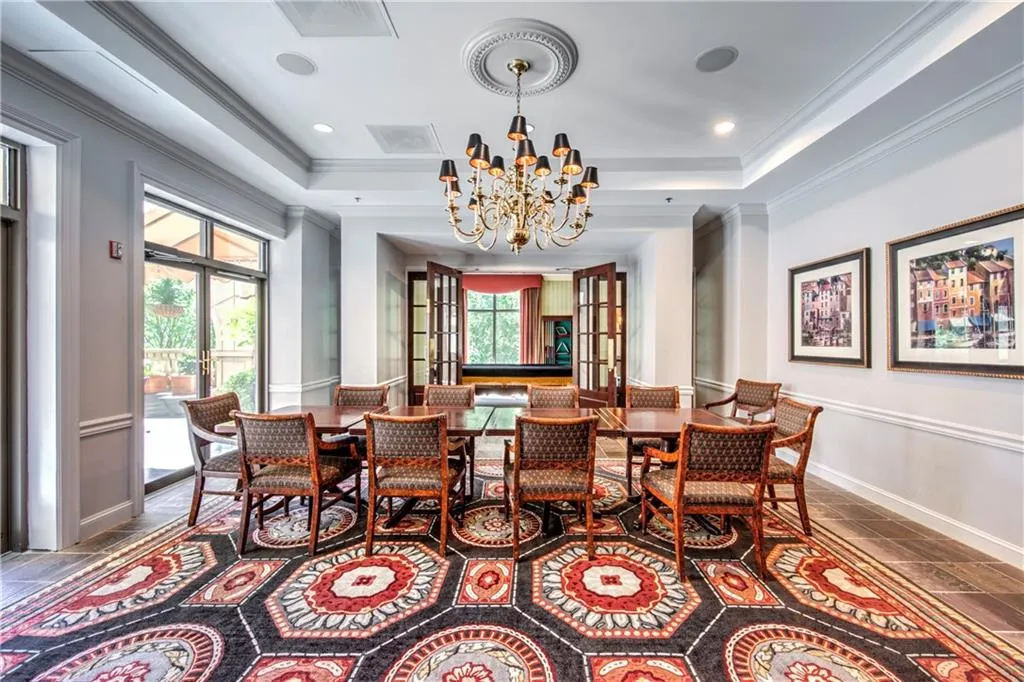 Dining Room/Conference Area located on the second floor of the building