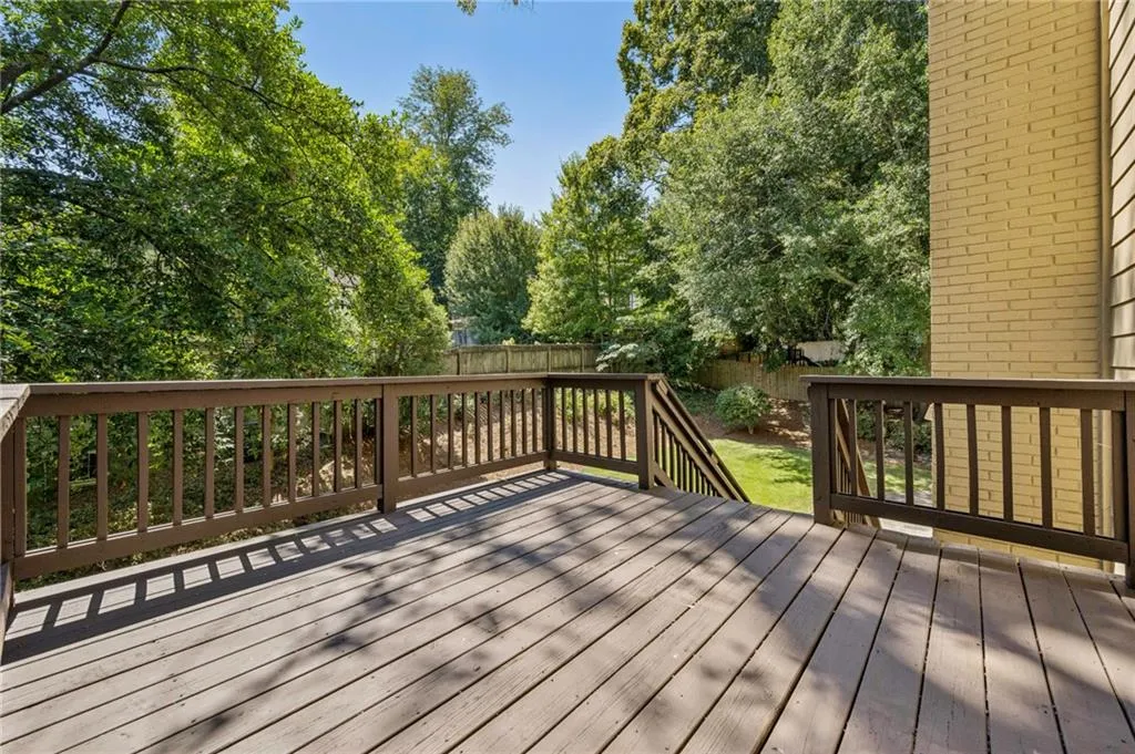 Private deck.