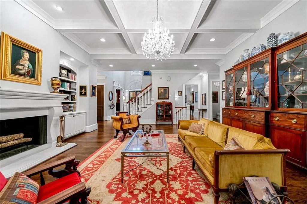 View from Living Room to interior of home