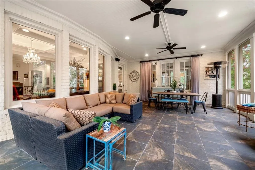 Views of the Screened Porch can be seen from Living Room, Great Room, Kitchen, and Primary Suite