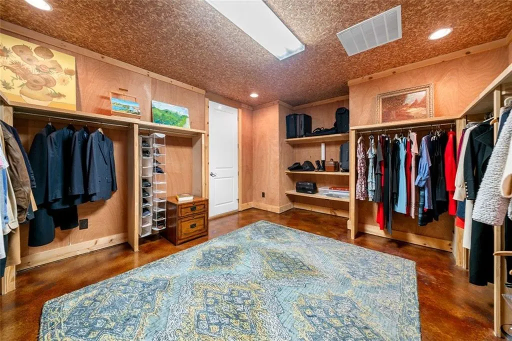 Terrace Level Cedar Closet to Store your Clothes Safely Off-season
