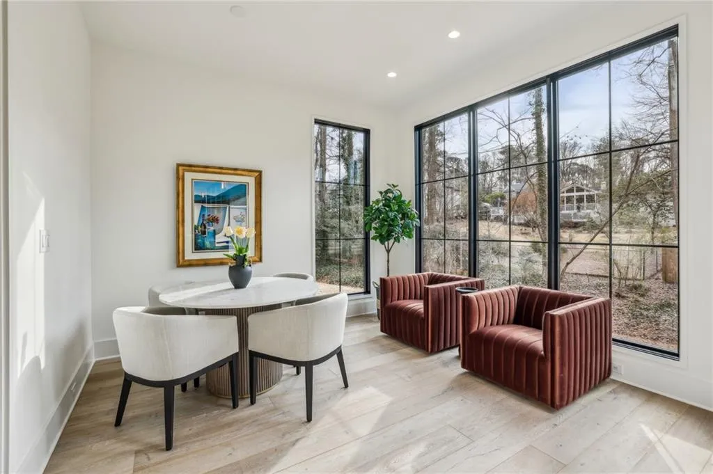 Dining room featuring light hardwood / wood-style flooring