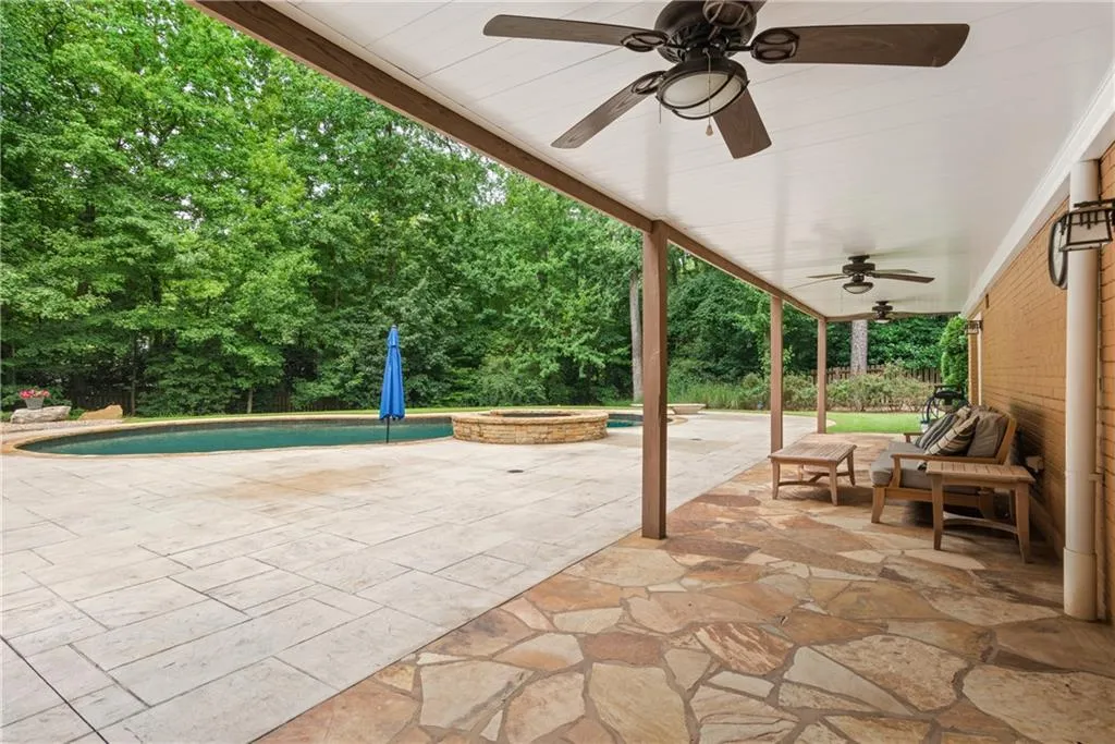 Covered Terrace Level Patio & Stay Dry Underdeck Ceiling
