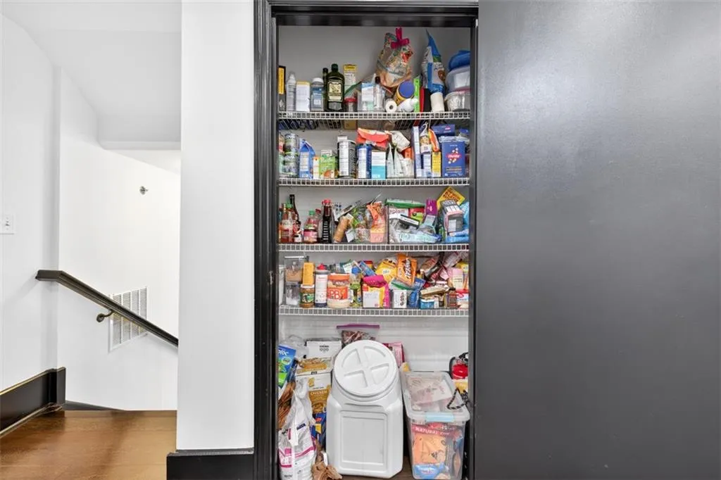 View of storage area