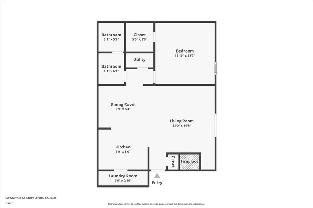 620 Granville Court, Sandy Springs, Georgia 30328, 1 Bedroom Bedrooms, ,1 BathroomBathrooms,Residential,Sold,620 Granville Court,7608602