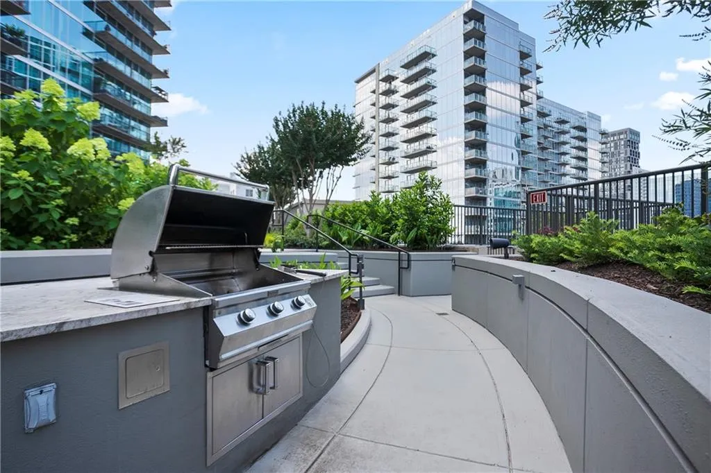 View of patio / terrace with a grill