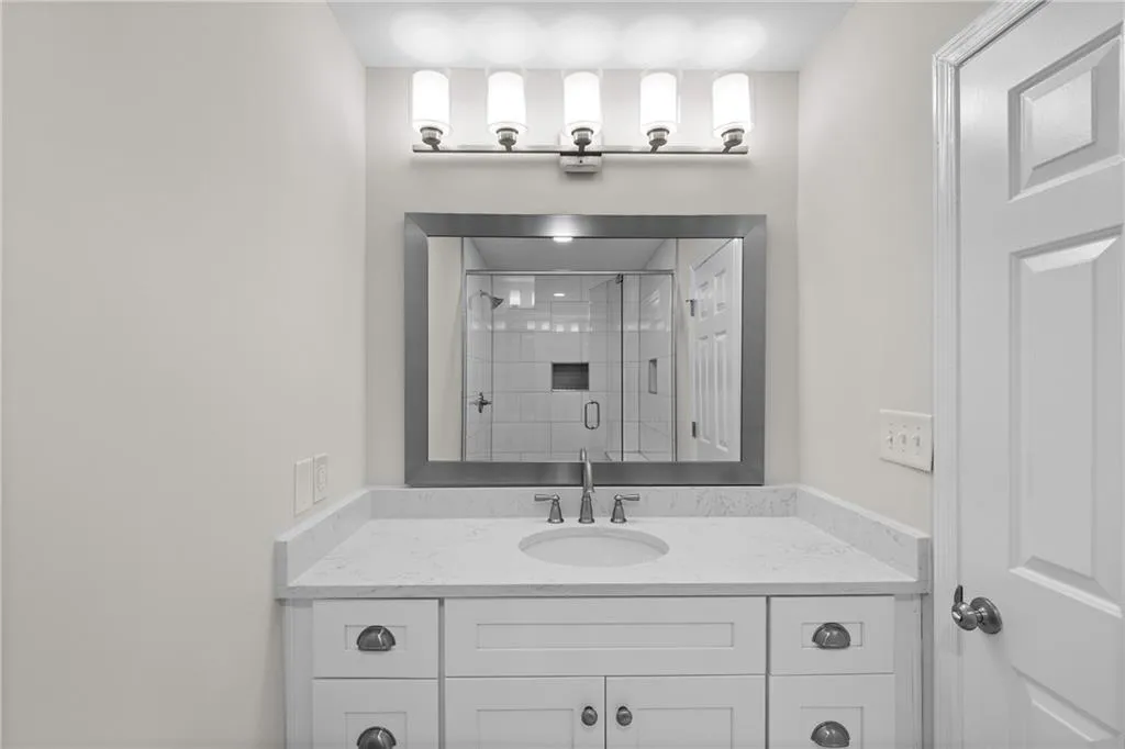 Primary Bathroom with Dual Vanities