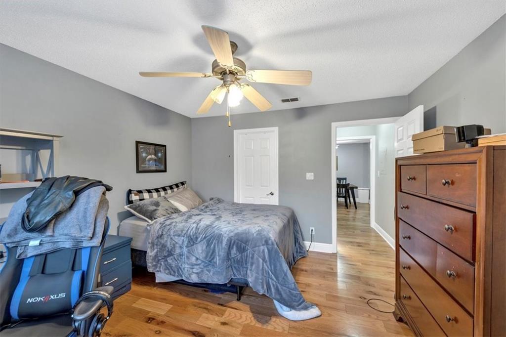 View from second bedroom to dining.
