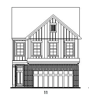 Architectural Drawing, Elevation View. Illustrating the exterior design of the property