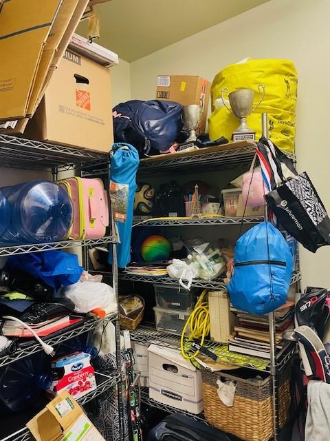 View of storage room