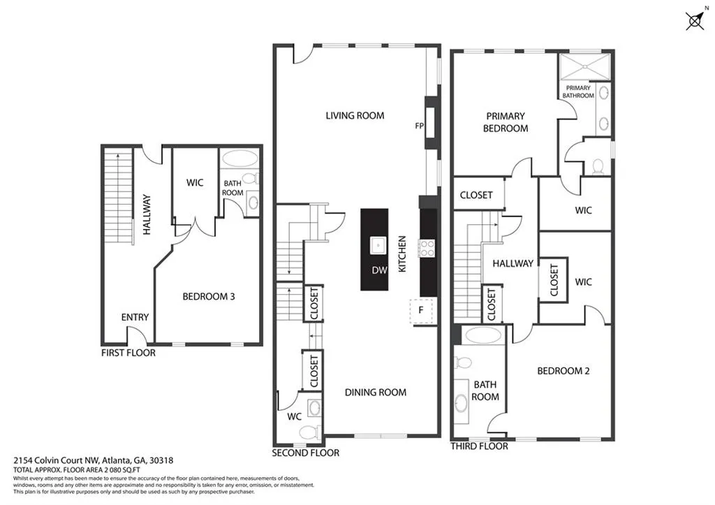 2154 Colvin Court Nw, Atlanta, Georgia 30318, 3 Bedrooms Bedrooms, ,3 BathroomsBathrooms,Residential,For Sale,2154 Colvin Court Nw,7619966