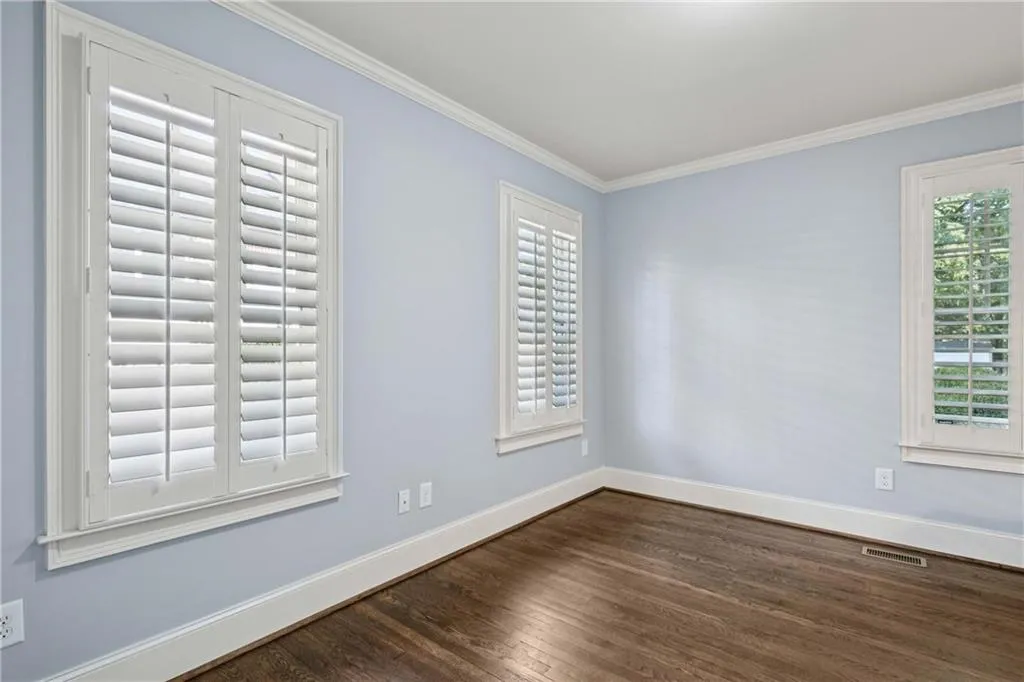 Main floor secondary bedroom/office