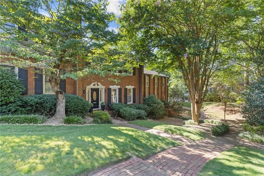 Charming cobblestone walkway leading to your front door