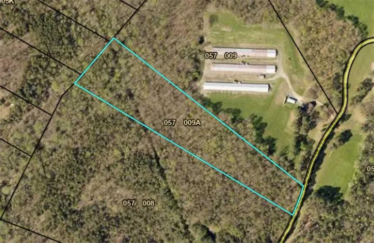 Map / location with property boundaries highlighted