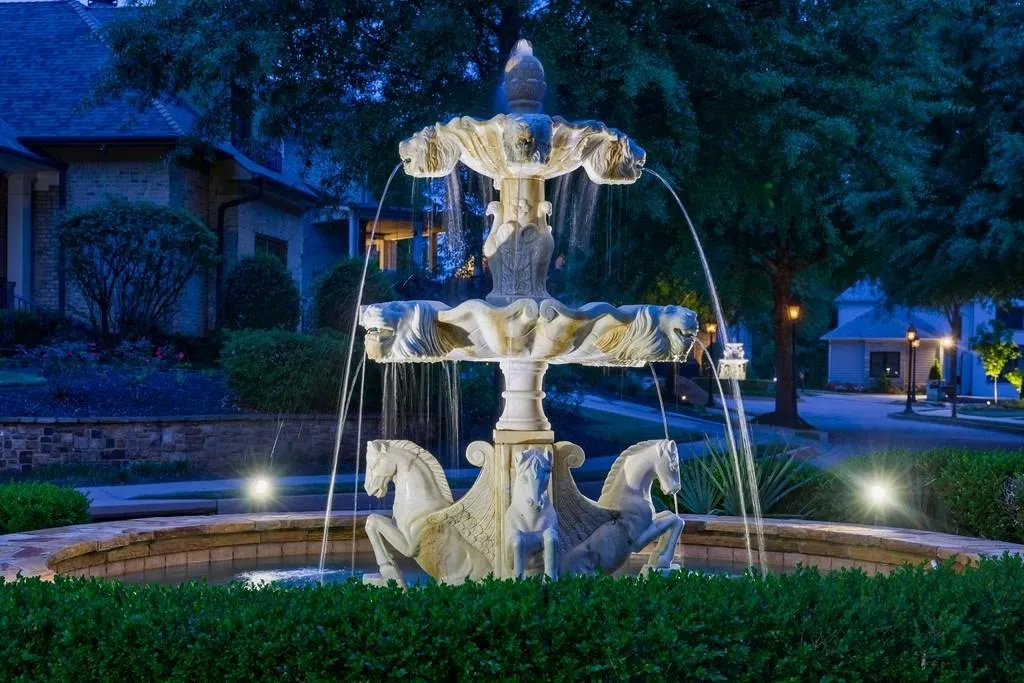 marble fountain