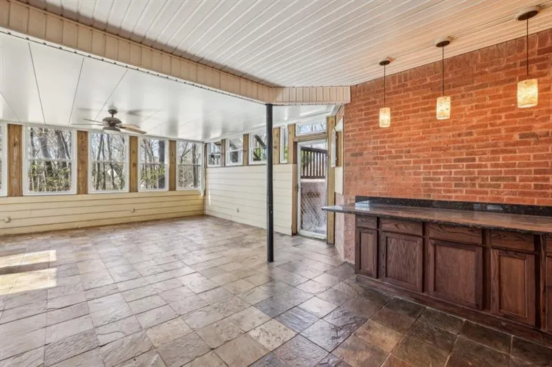 Daylight Terrace Level Sunroom and Bar