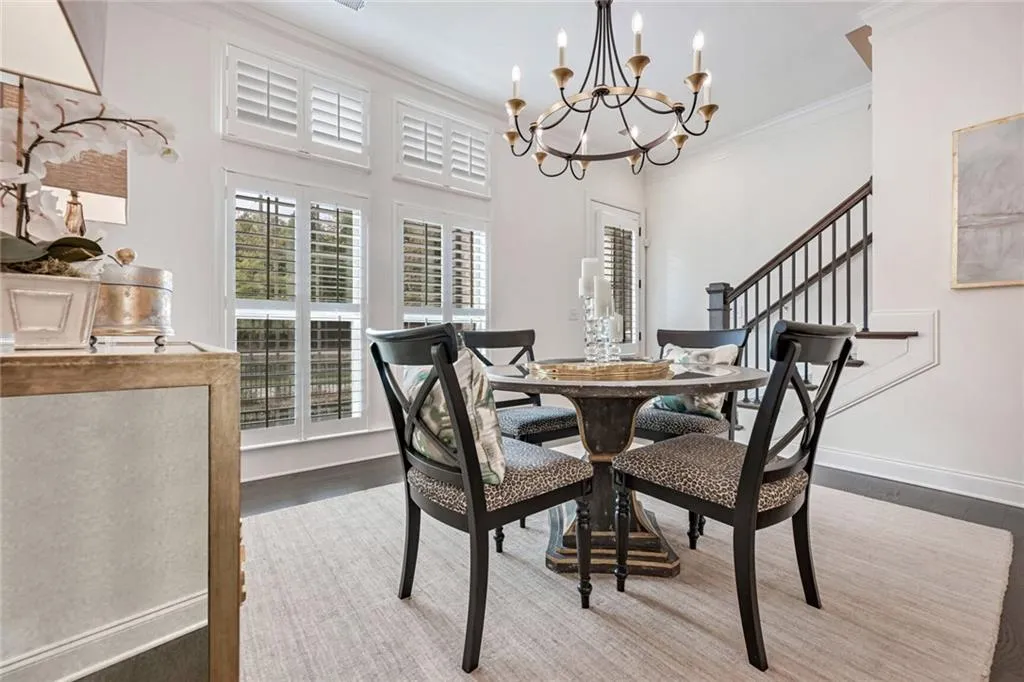 Dining Room with Lighting Upgrade