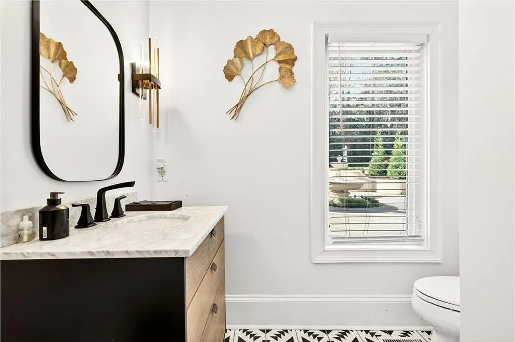 Main floor powder room