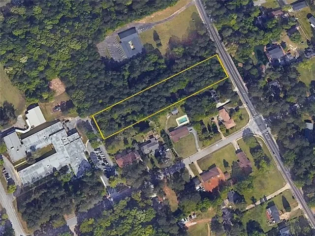 Aerial Property Survey. Illustrating the boundaries of the property and its surrounding environment