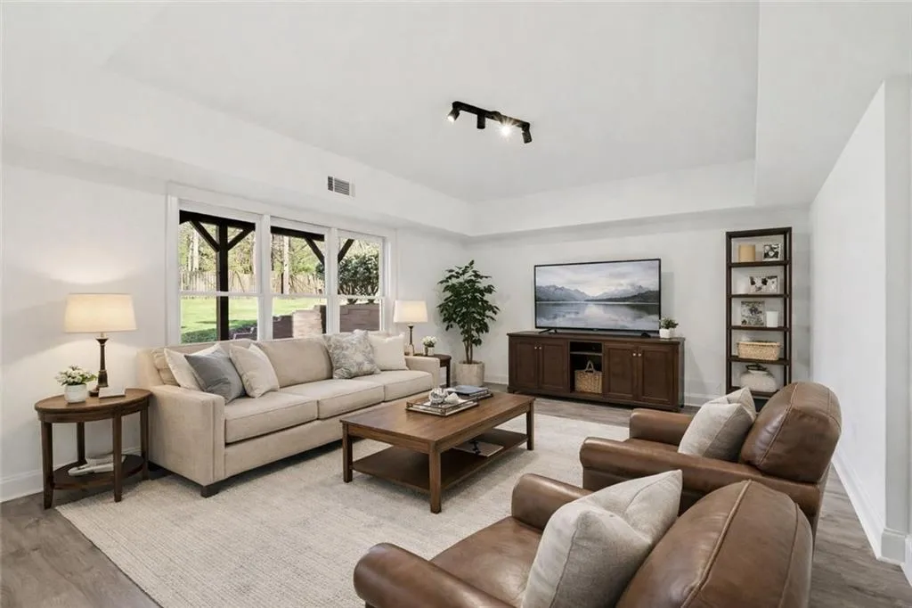 Terrace Level Den Virtually Staged