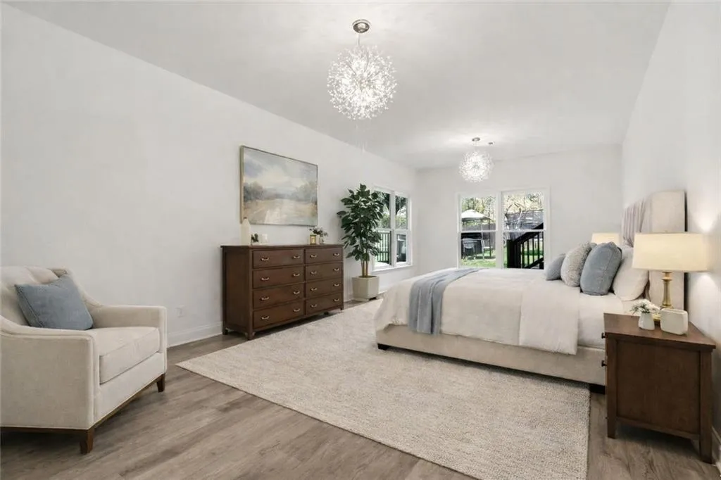Terrace Level Bedroom Virtually Staged