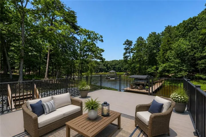 Dock - Virtually Staged Dock furniture