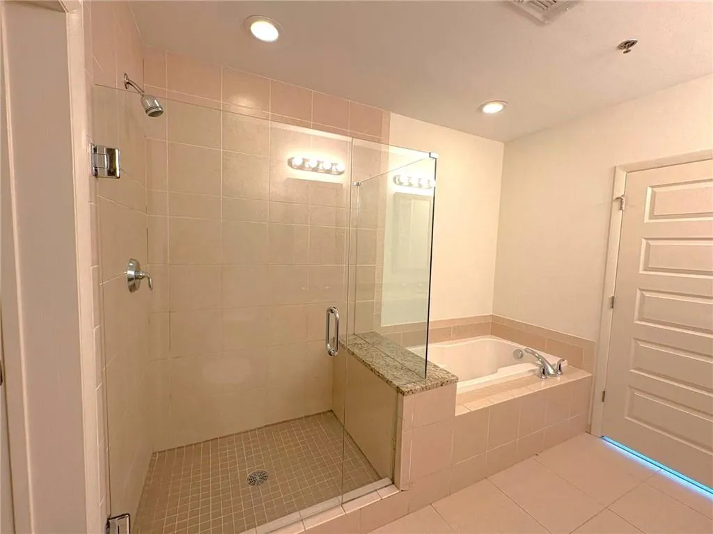 Separate Shower and Tub