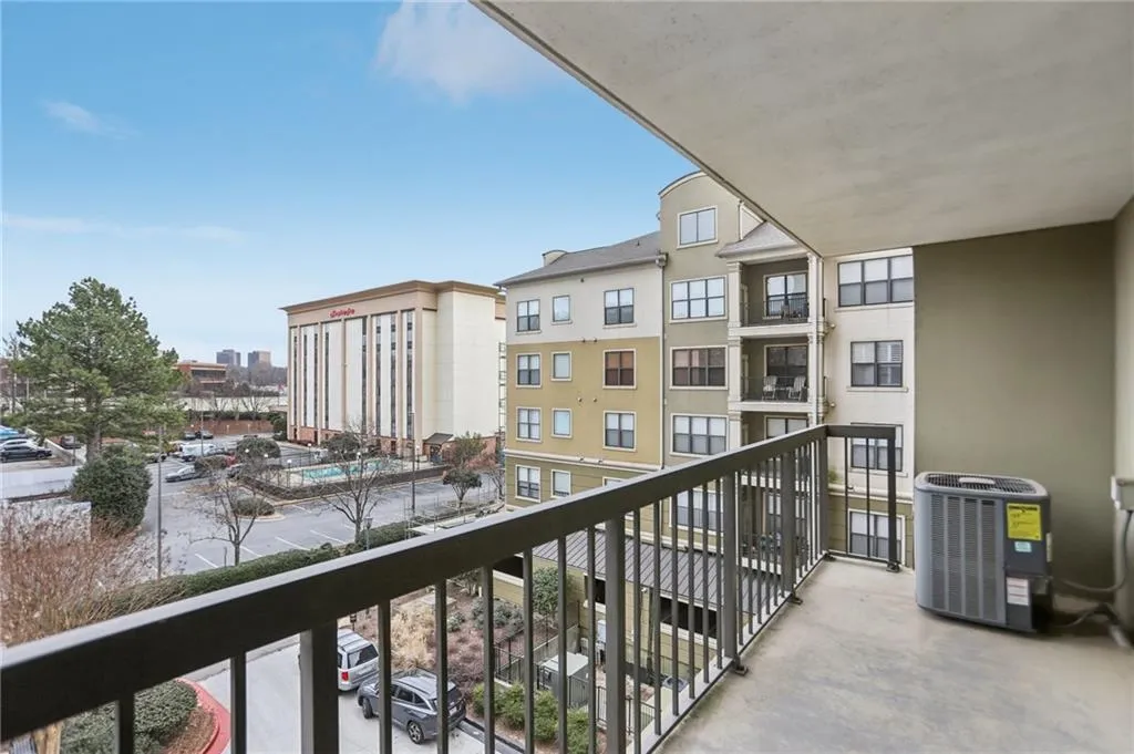 Balcony featuring central AC