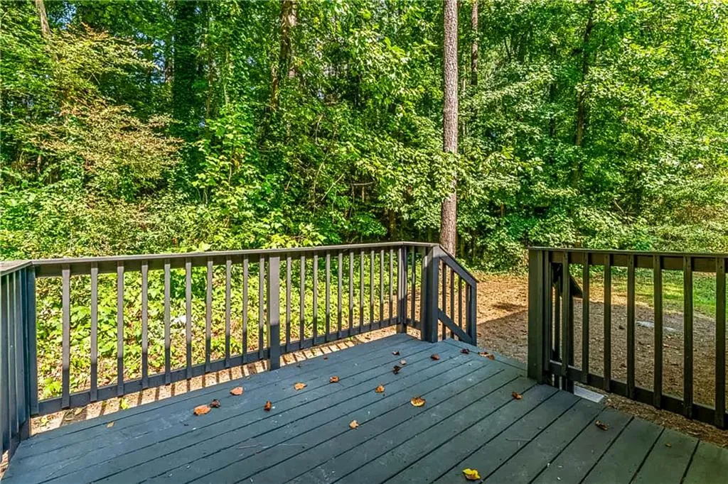 View of deck