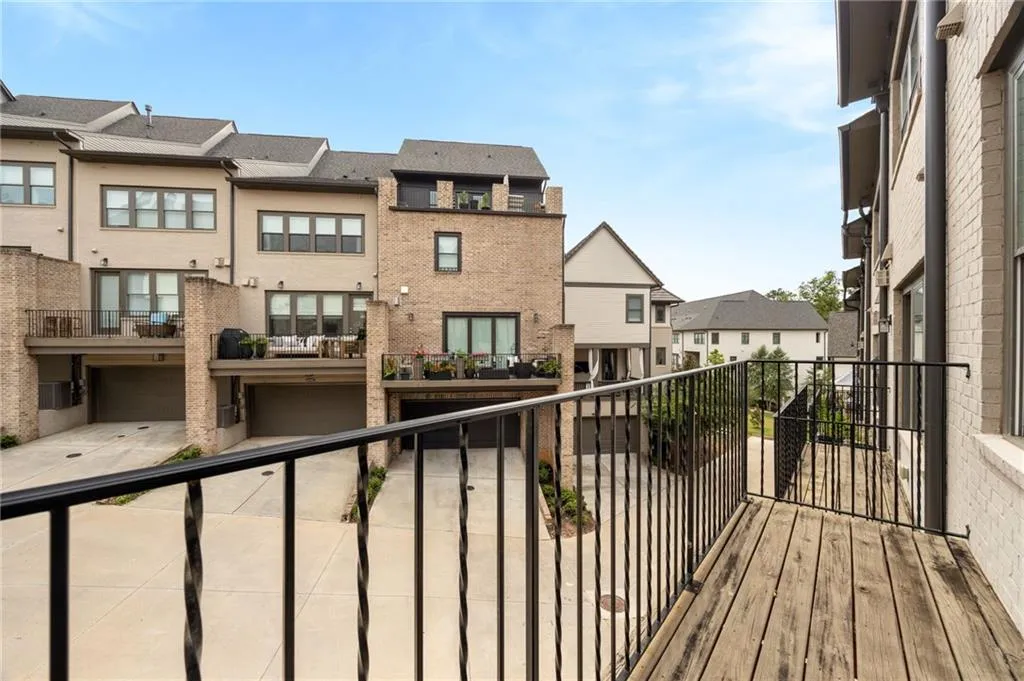 Balcony with a residential view