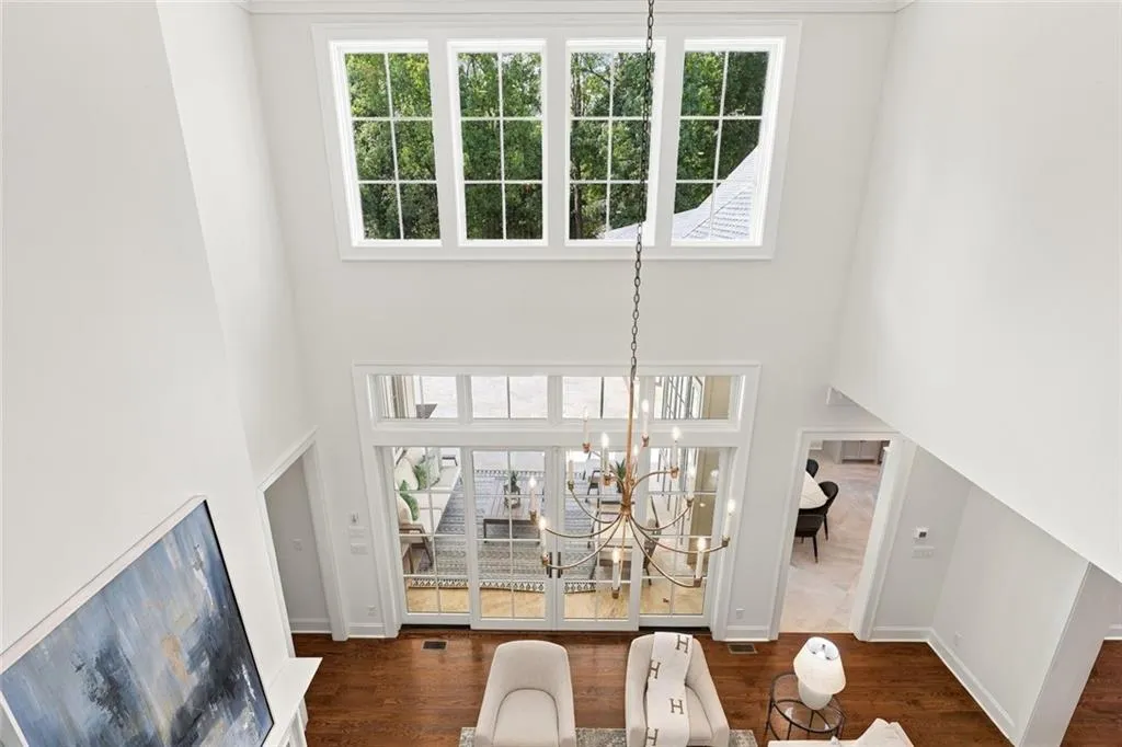 View of the Great Room from 2nd Floor