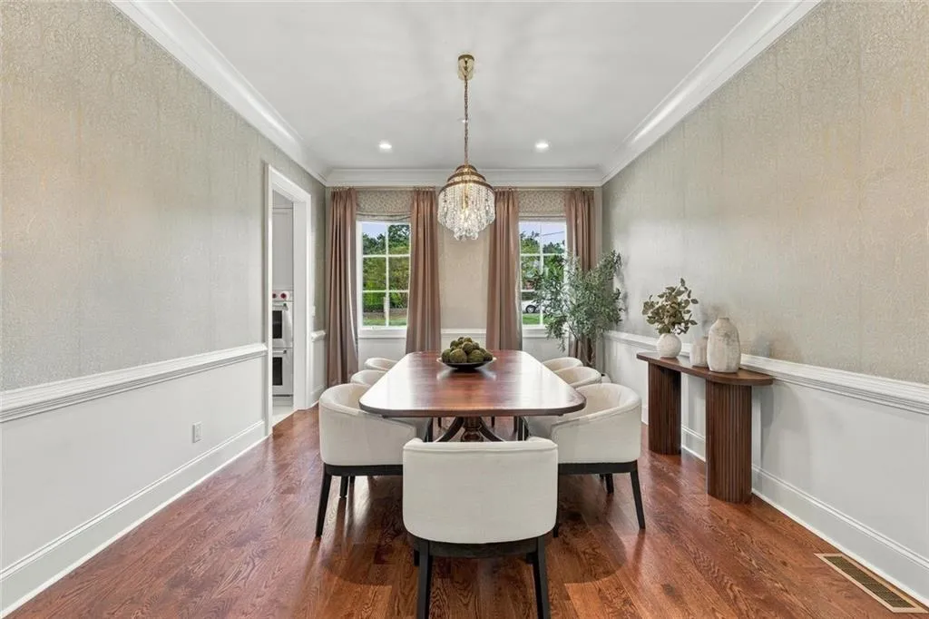 Formal Dining Room, entry to the Kitchen on the left,