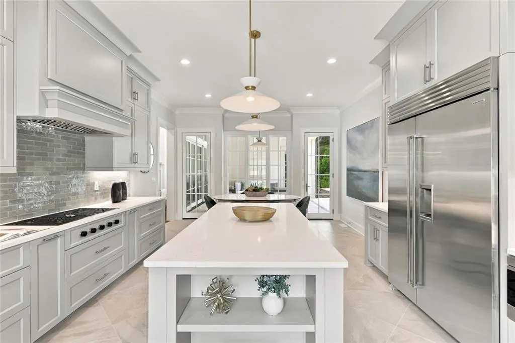 Stunning Kitchen opening to the Patio