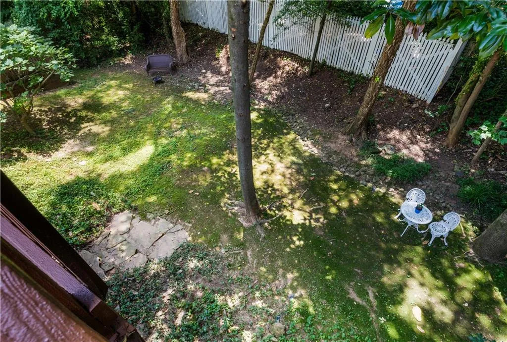 Private backyard