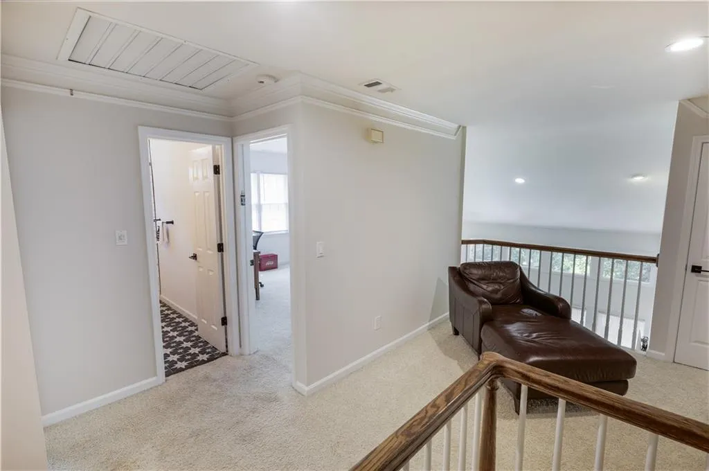 Landing Overlooking Family and access to the 3 bedrooms and Full Bath on 2nd Level.