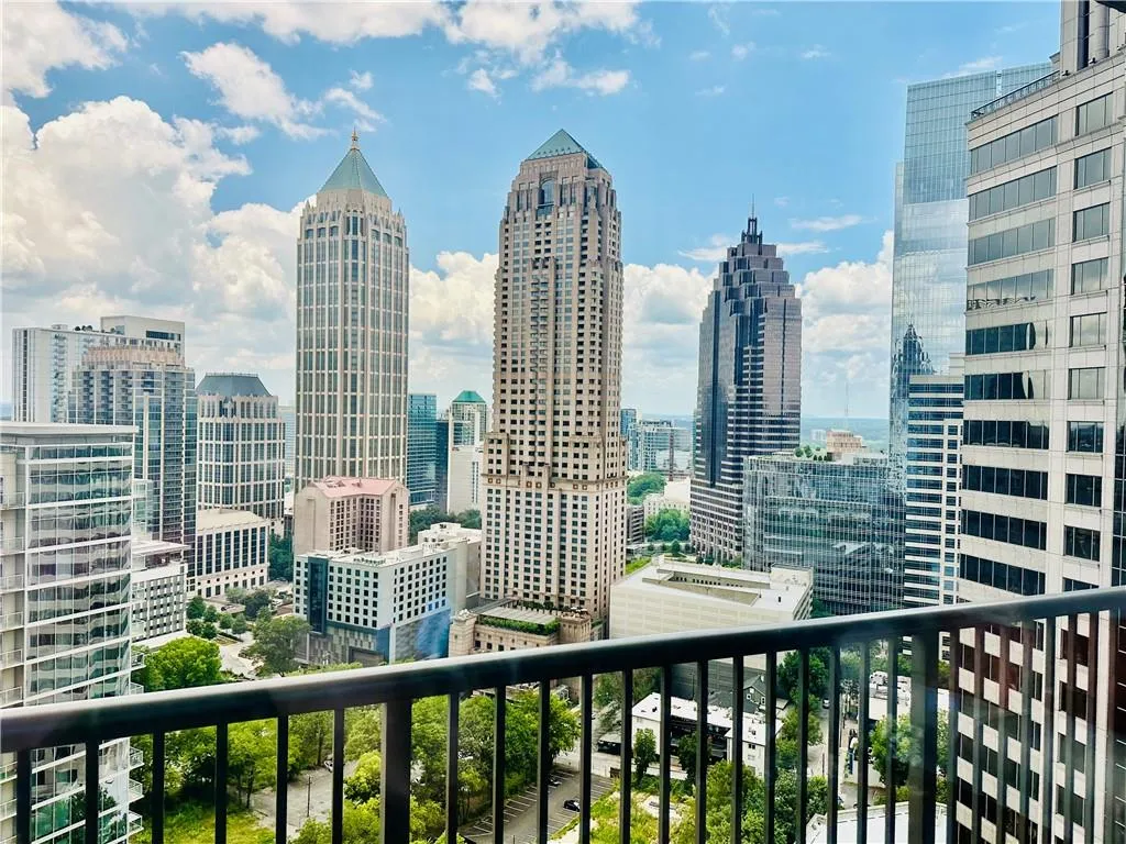 View of city skyline