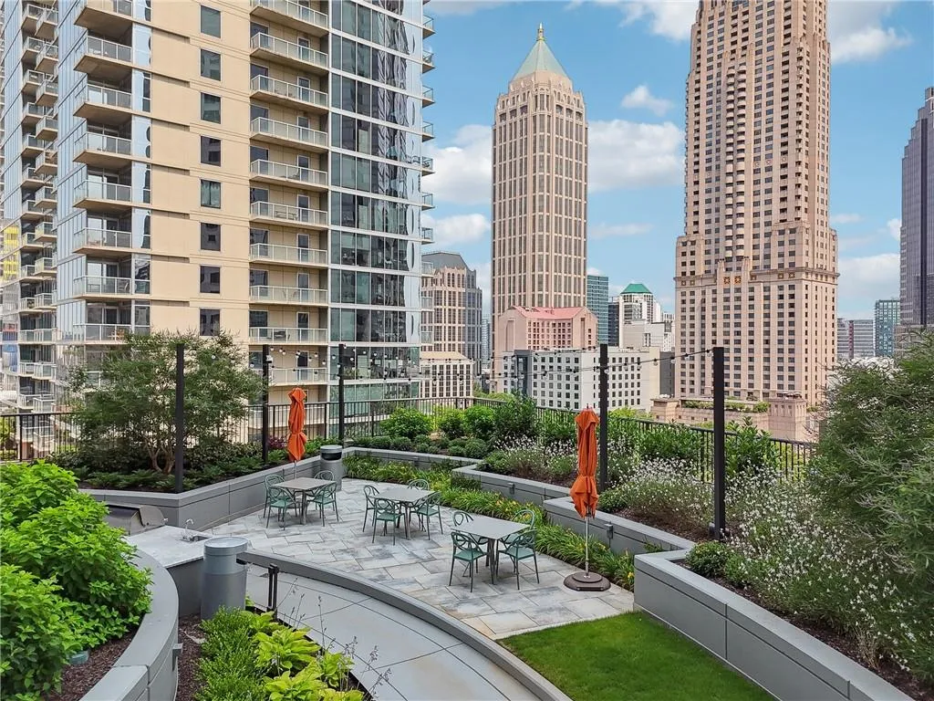 View of property's community with a city view