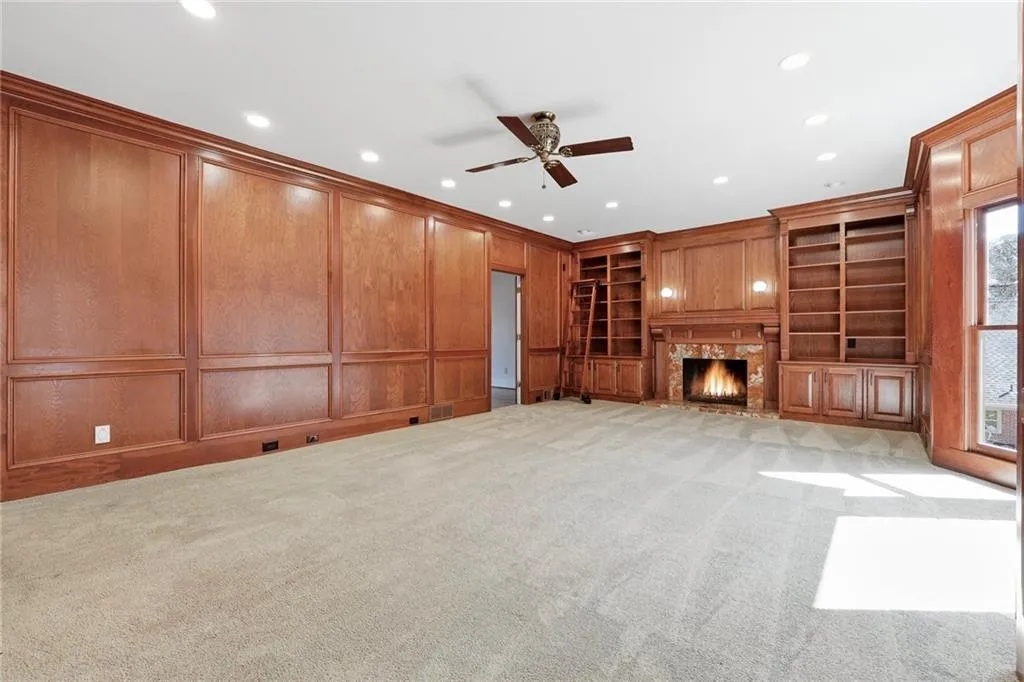 The great room is very large.