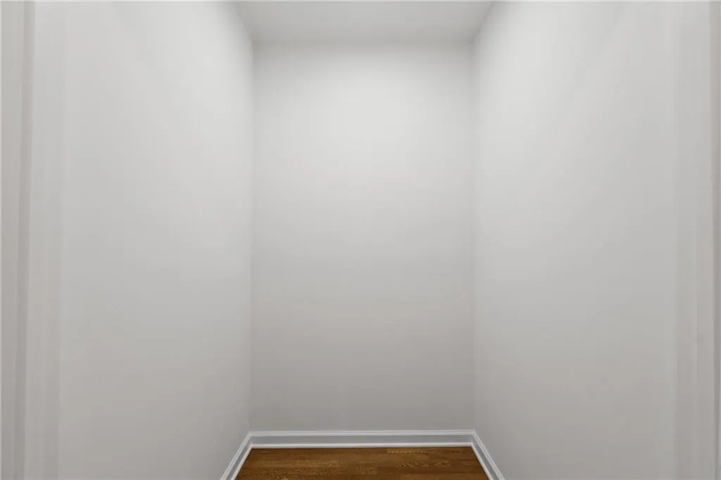 Walk-in primary closet ready for your custom design