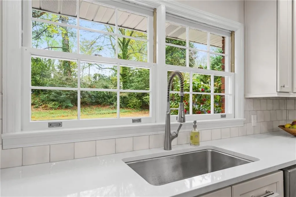 Charming view from the kitchen sink