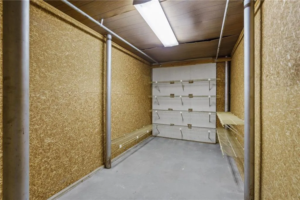 Sought-after basement storage