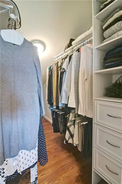 Walk-In Attic Closet too in Owner's Bedrrom