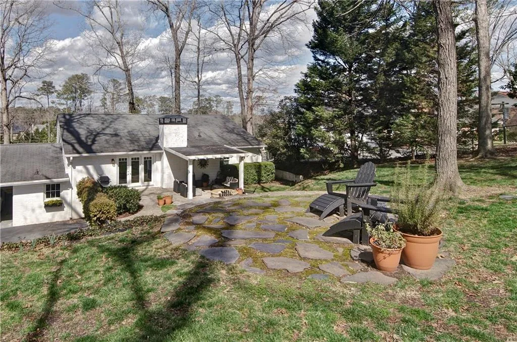 View of yard with a patio